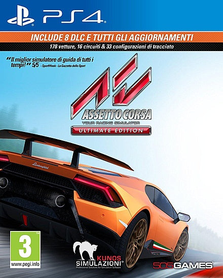Assetto Corsa Ultimate Edition PS4 UK Usato Assetto Corsa Ultimate Edition PS4 UK Usato